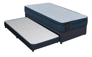 Marinera Dual Bed Chenille + Colchón King Koil Aspen 100x200