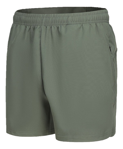 Pantalones Cortos De Cintura Media Con Bolsillos Laterales E