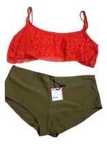 Comprar Malla Dama,2piezas.t.l.top Y Short. Mb Licra.nueva.