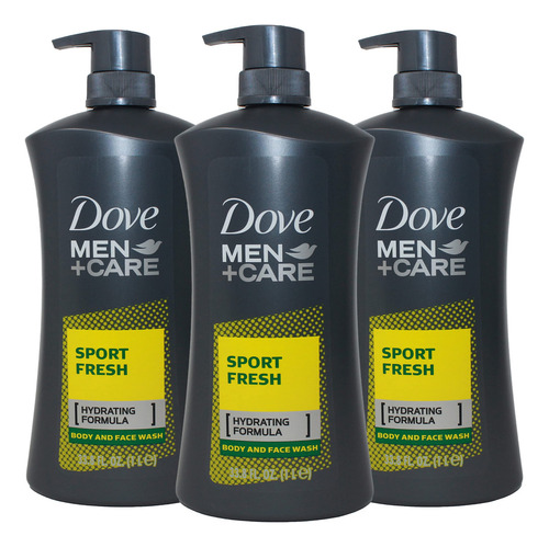 Dove Men+care Sport Fresh Body Wash Para Hombres, Fórmula .