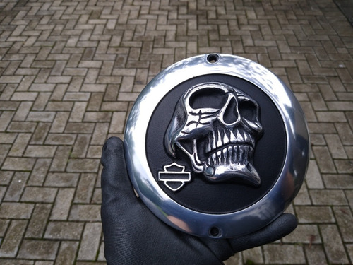 Tampa Primária Harley Davidson 883/1200 Mod. Skull Ii Perfil