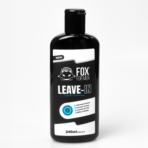 Kit Liso Fox Com Leave In 240 Ml - Fox For Men