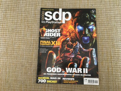 Revista Super Dicas Playstation 45 God Of War Ii Jogos P002