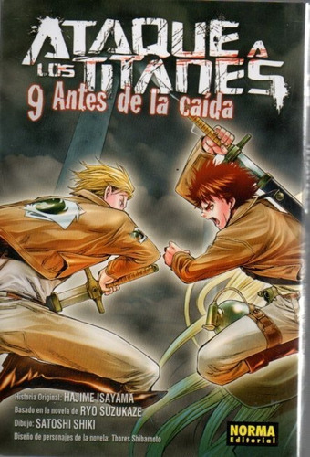 Ataque A Los Titanes Antes De La Caida 9 Hajime Isayama