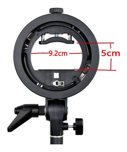 Imagen 3 de 6 de Soft Box Plegable/colapsable Marca Godox 80x80 Cm P/flash De Zapata Con Rótula Stype Y Bolso Para Transporte