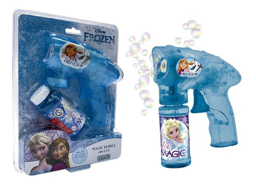 Burbujero Frozen Automatico Con Solucion Y Luz Ditoys Orig.