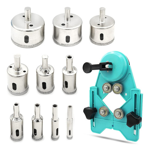 11pcs Azulejo Hole Saw Set,diamond Drill Bit Hole Saw W...