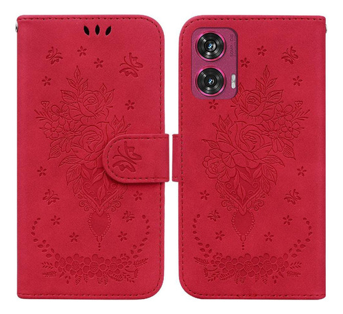 Funda For Motorola Edge 50 Fusion Cartera Kickstand Flip