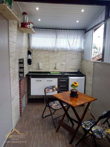 Imagem 5 de 14 de Casa Com 2 Dormitórios À Venda, 51 M² Por R$ 170.000,00 - Vila Sônia - Praia Grande/sp - Ca0854