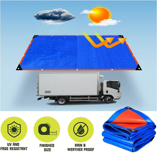 Lona Carpa Multiusos Impermeable Carga 6x8 Metros