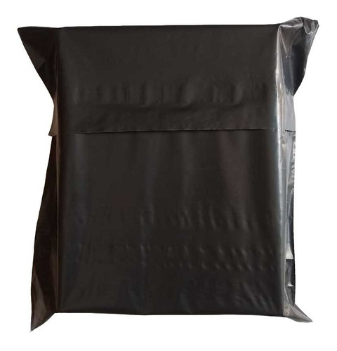 Imagen 5 de 5 de Bolsas Correo Ecommerce 20x35 Lisas Negras Premium X100u