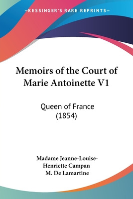Libro Memoirs Of The Court Of Marie Antoinette V1: Queen ...