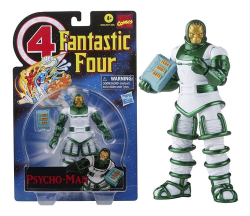 Figura Retro Psycho Man Cuatro Fantasticos - Hasbro