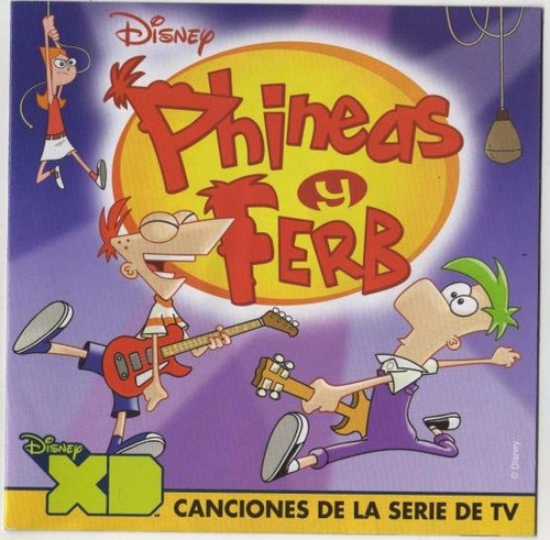 Phineas Y Ferb Canciones De La Serie De Tv Cd Nuevo En Sto 