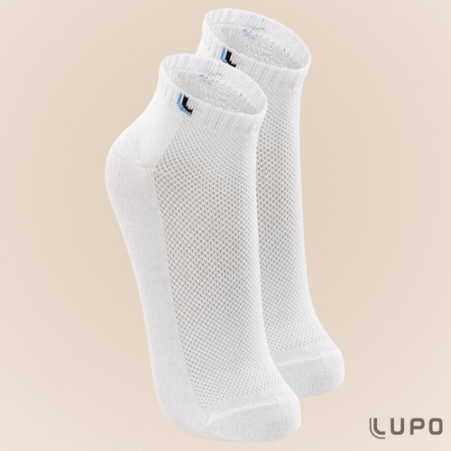 Kit 6 Pares Meias Masculina Lupo Cano Curto Algodão
