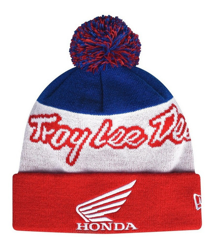 Honda Vtg Pom Beanie Red Osfa