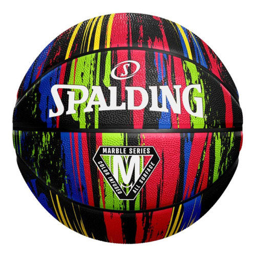 Balon De Baloncesto Basketball Spalding Marble Series