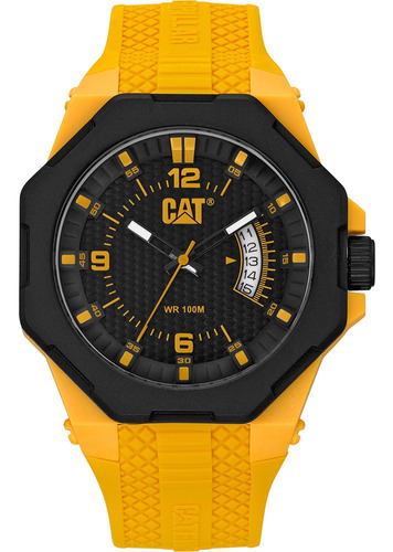 Reloj Pulsera Cat Octa Analogico Amarillo Lm12127137