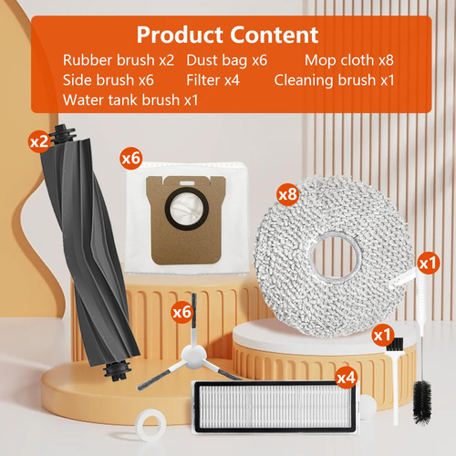 Repuestos Para Aspiradora Xiaomi Robot X20+/x10+ Kit 28pcs.