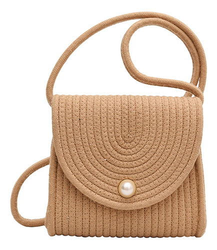 Bolso Bandolera Para Mujer, Playa De Verano, Bolso Caqui