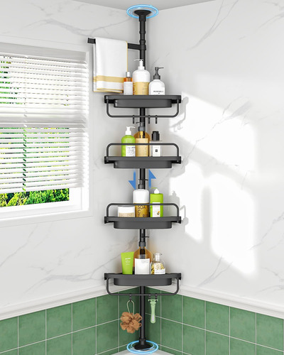 Allzone Rustproof Shower Caddy Corner For Bathroom, Organiz