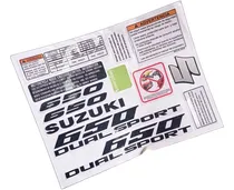 Comprar Kit De Advertencia Calcomanías Para Suzuki Dr650