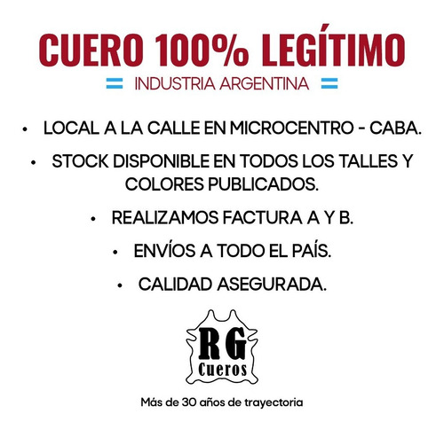 Imagen 6 de 7 de Maletín Portafolio Oficio Cuero Vacuno Legítimo Rg Cueros
