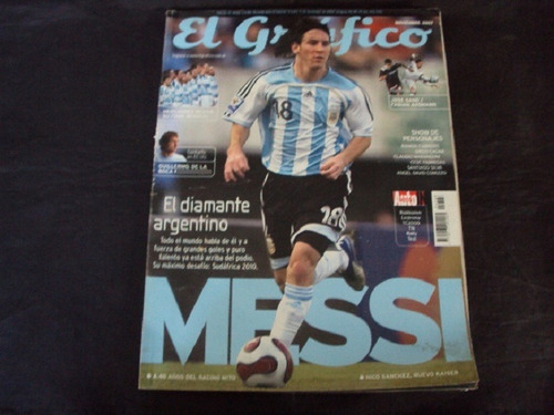 Revista El Grafico # 4368 - Tapa Argentina - Messi