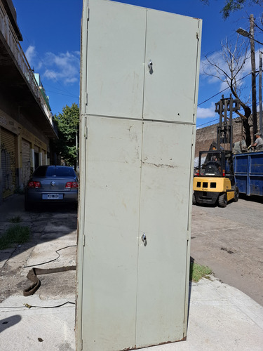 Estantería Armario Con Puertas Beige (Usado)