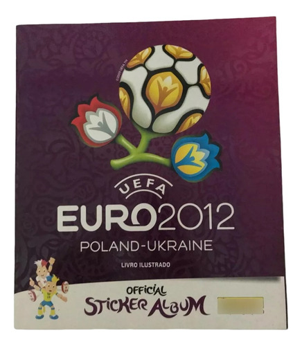 Álbum Figurinha Vazio Panini Uefa Euro 2012 Poland