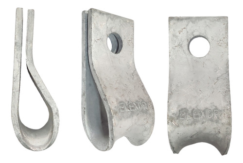Eslabon Angular 5/8 Acero Galvanizado Para Tirante