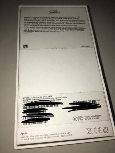 Caixa Do iPhone XR Da Cor Coral