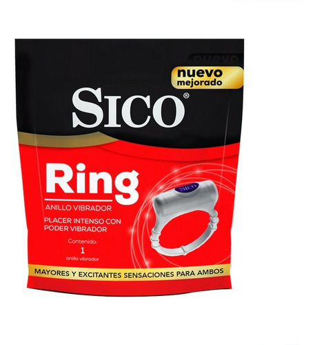Sico Ring Anillo Con Poder Vibrador Placer Intenso, 1 Pieza Blanco