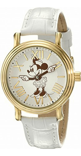 Disney Minnie Mouse Reloj Analógico De Cuarzo Para Adultos,