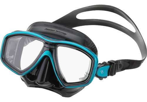 Máscara De Buceo Freedom Ceos, Negra/azul Cola De Pez, Tu...