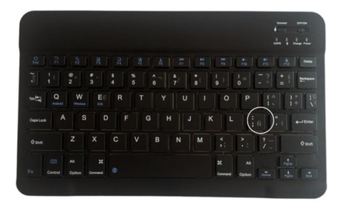Funda Con Teclado Negro Para iPad Pro 11 M4 2024 Español