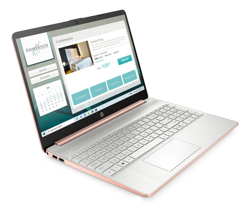 Imagen 3 de 3 de Laptop Hp Ryzen 5, 256gb, 8gb, Rose Gold, Bt