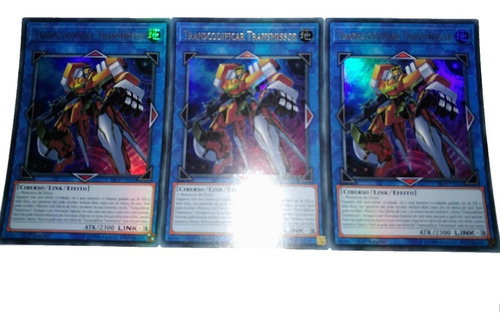 Yugioh - 3x Transcodificar Transmissor Ultra Rara