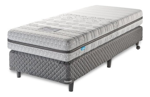 Imagen 3 de 6 de Sommier Suavestar Espuma Relax 1 1/2 plaza de 190cmx100cm