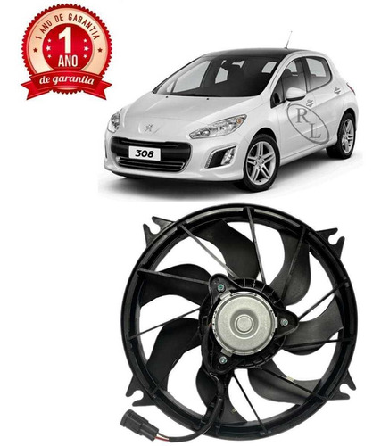 Ventoinha Eletroventilador Peugeot 308 2010 2011 2012 2013