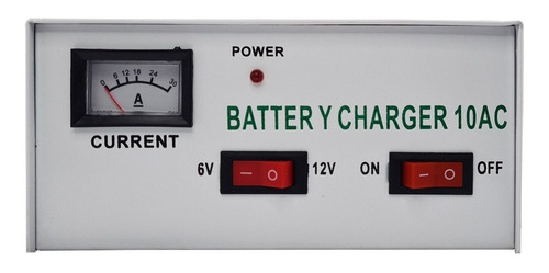 Imagen 3 de 10 de Cargador De Batería Auto 10 Amp Coche Moto Carro Arranque ®