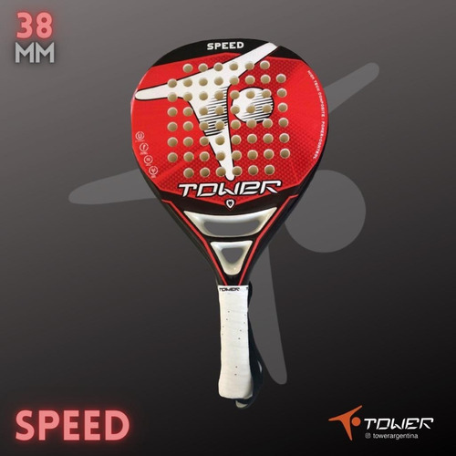 Imagen 3 de 9 de Paleta De Padel Paddle Tower Speed 2021 Pro - 6 Cuotas