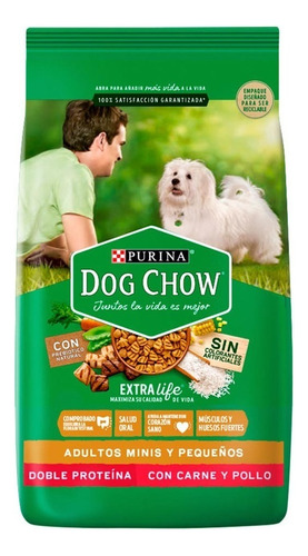 Dog Chow Adulto Mini Y Peq Sin Colorante X 8 Kg