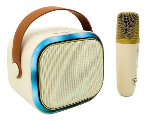  Mini Parlante Karaoke Con Micrófono Bluetooth Color Al Azar