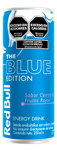 Pack X4 Unidades Red Bull Energizante The Blue Edition 250ml
