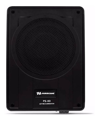 Caixa Amplificada Slim Subwoofer Hurricane Ps-8d 8  200 Wrms