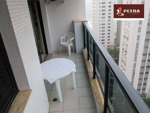 Imagem 6 de 15 de Apartamento A Venda No Guarujá, Praia Das Pitangueiras Com Vista Para O Mar - Pta3788
