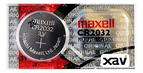 1 Pila Bateria Boton Reloj Cr2032 3v Maxell 0706 1.81 Xavi