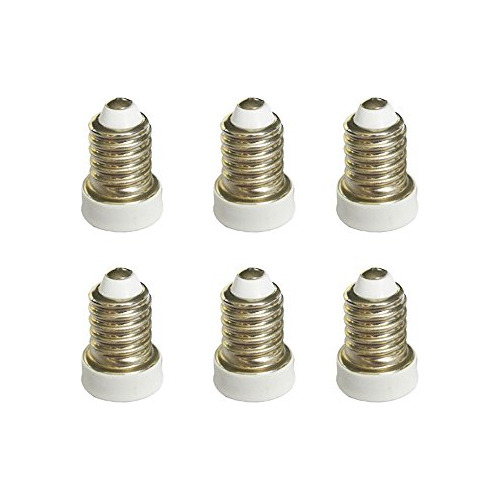 6 Pack Blanco Rosca Edison E14 Para Candelabro E12 Bombilla