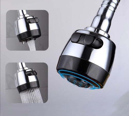 Grifo Mezclador Doble Comando Bitka Bkmf1015 Con Filtro De